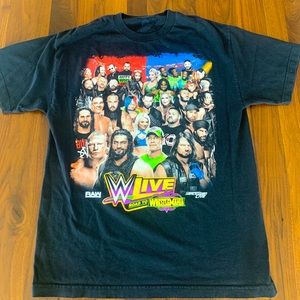 Wrestlemania 34 T-Shirt New Orleans April 8, 2018 WWE I WAS THERE Size Large